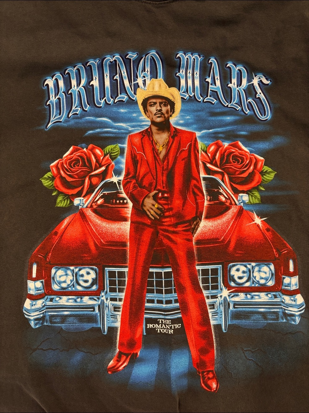 Official Bruno Mars The Romantic Tour T-shirt🌹♥️